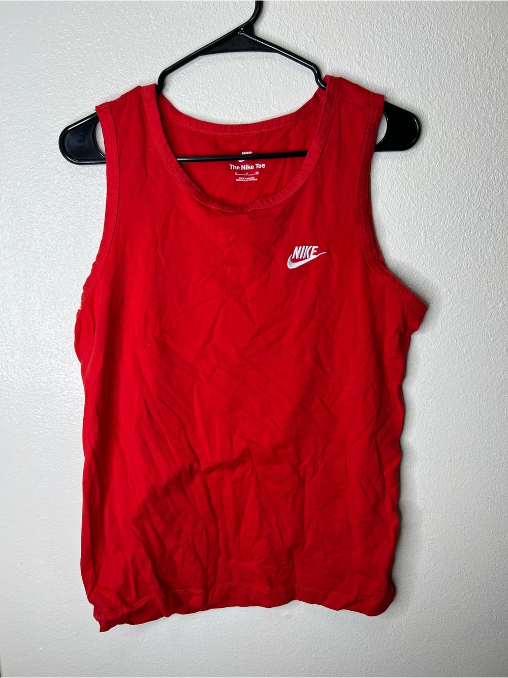Nike Men’s Red Sleeveless Tank Top